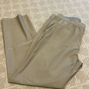 Men’s tan stretchy waist, Adidas pants